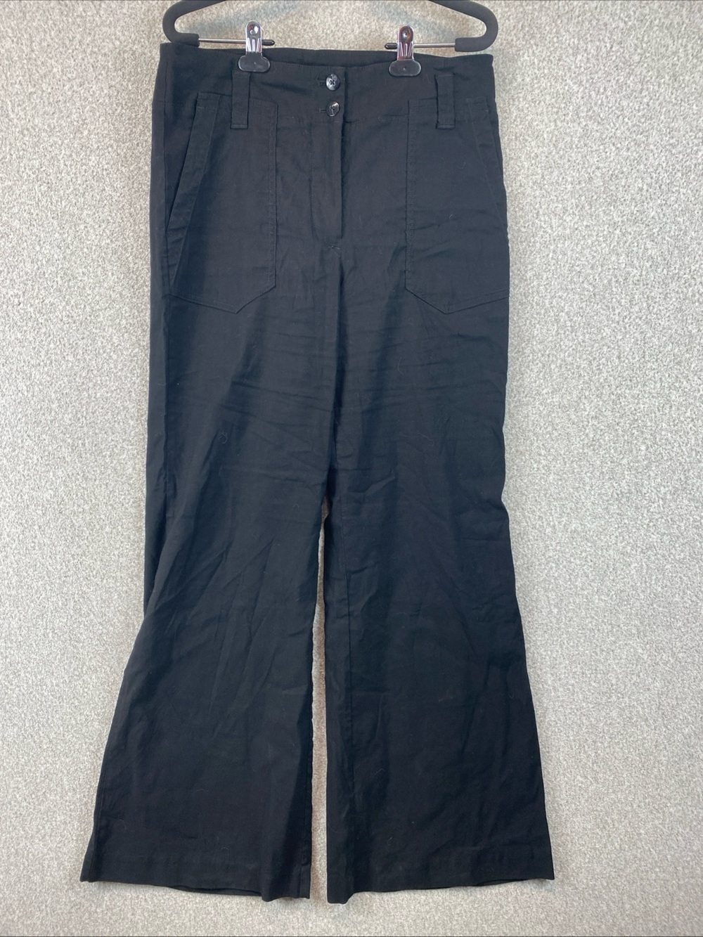 Maeve Anthropologie Wide Leg Cargo Pants Women’s Size 12 Boho flare
